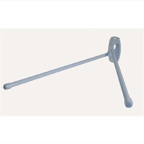 Secador de toallas metálico de dos brazos – blanco