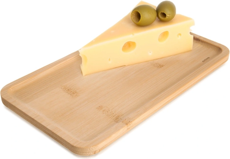 Plato de servir de bambú para aperitivos 20 × 11 cm