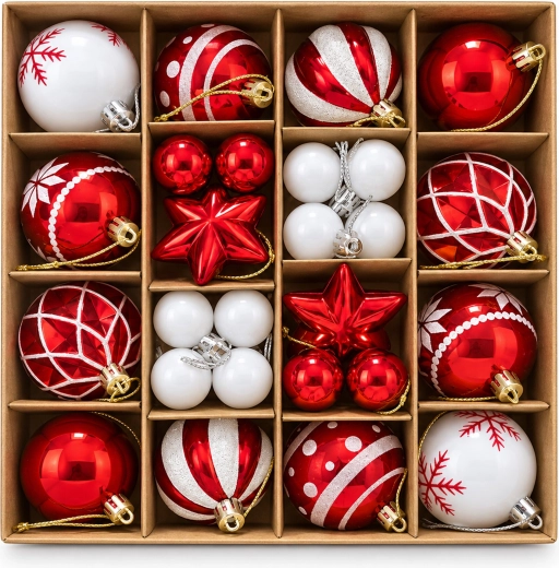 Completo set de 42 adornos navideños