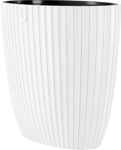 Maceta Mika Elipsa 60 cm blanca