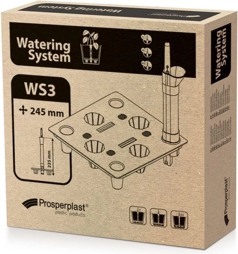 Sistema de autorriego para macetas cuadradas 24,5 × 24,5 cm