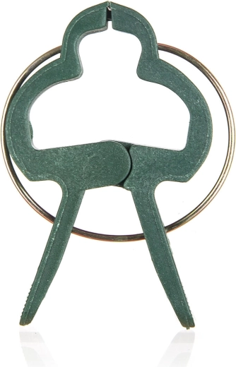 Clips de plástico para atar plantas 4 × 2,6 cm, 25 uds
