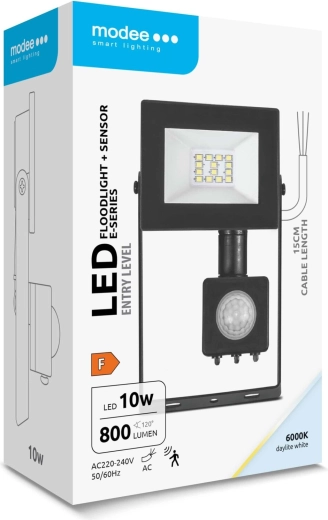 Amplio haz de 120° para una iluminación uniforme
