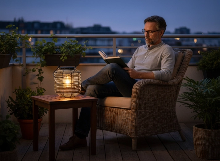 Ambiente agradable para relajarse por la noche