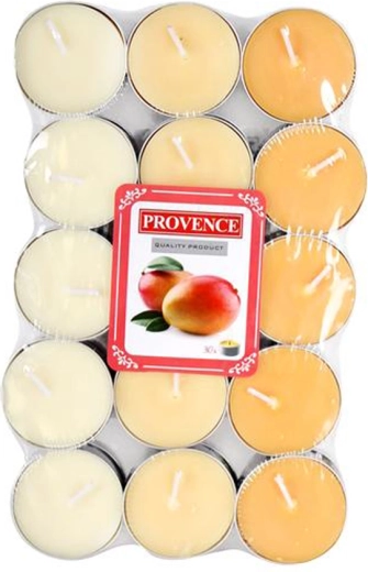 Velas de té aromáticas Provence mango 30 unidades
