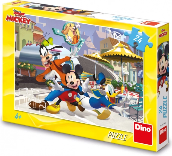 Puzzle Dino Mickey y amigos