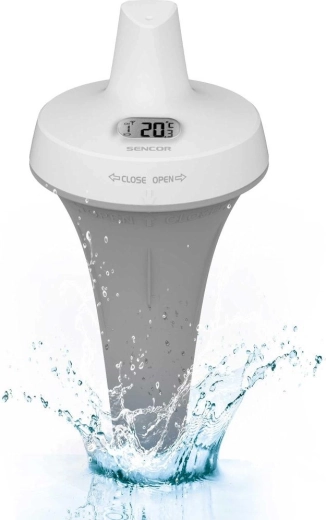 Medición flotante de la temperatura del agua