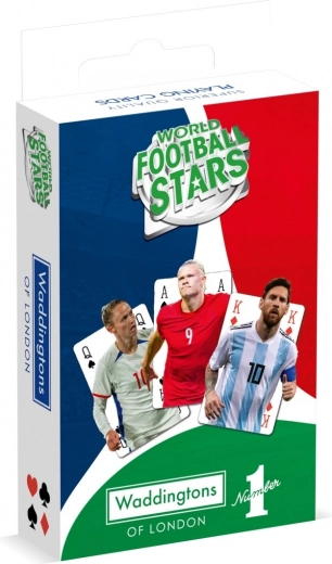 Cartas de juego Waddingtons No. 1 World Football Stars