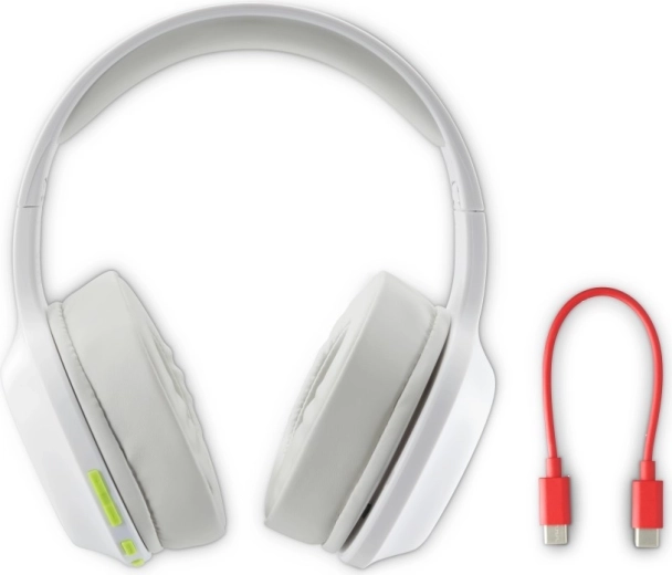 Auriculares inalámbricos de diadema blancos