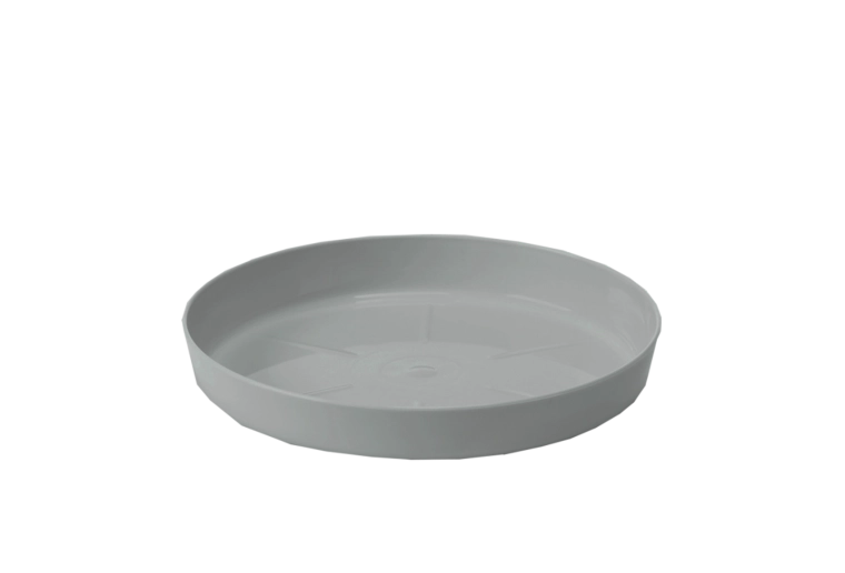 Plato gris para maceta Lamela Magnolia 17 cm