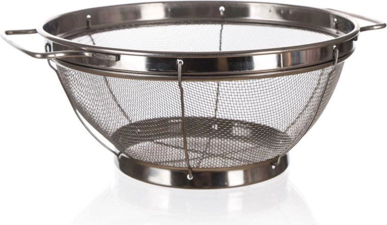 Colador de acero inoxidable con base 21,5 cm AKCENT