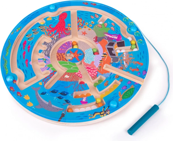 Laberinto magnético Mundo submarino BIGJIGS TOYS