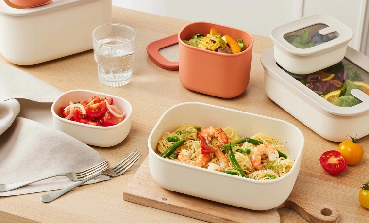 Recipientes para alimentos LocknLock Dual Nesting, set de 3 uds.