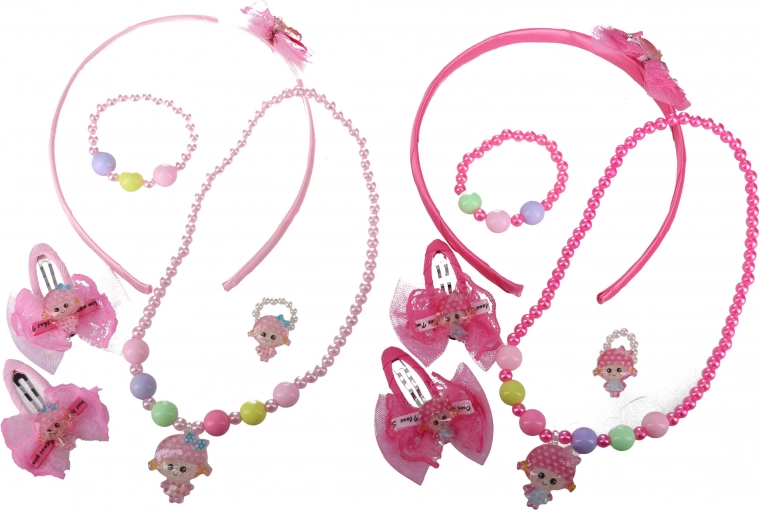 Set de moda con muñeca y accesorios para pequeñas coquetas