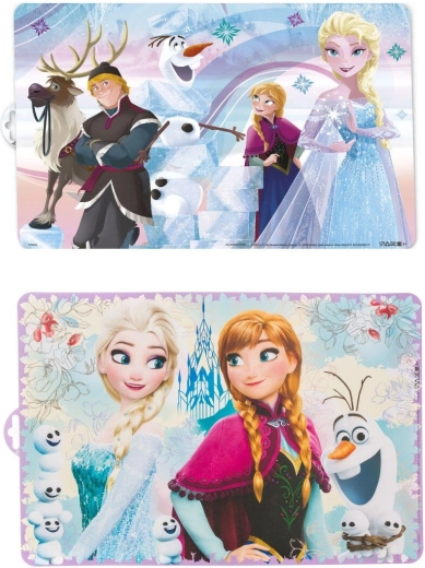 Mantel individual infantil de plástico FROZEN 43 × 29 cm, mix de motivos