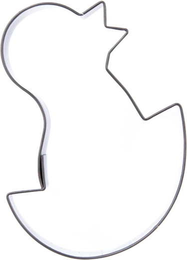 Cortador de galletas pollito de acero inoxidable 7 cm