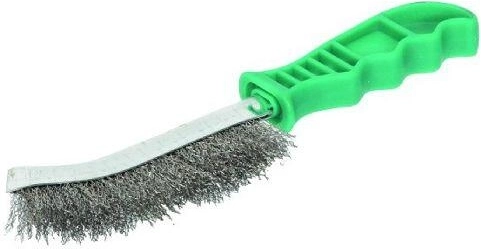 Cepillo de alambre manual PUNK de acero inoxidable ondulado