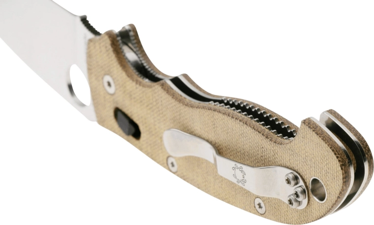 Canvas Micarta premium y clip reversible