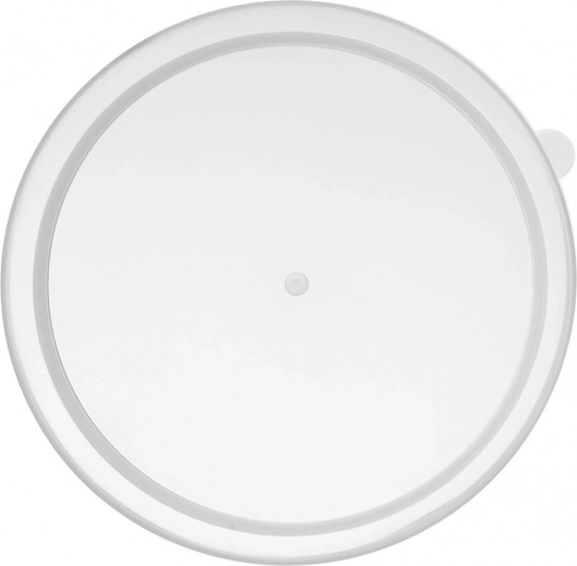 Tapa transparente para frescura y control fácil