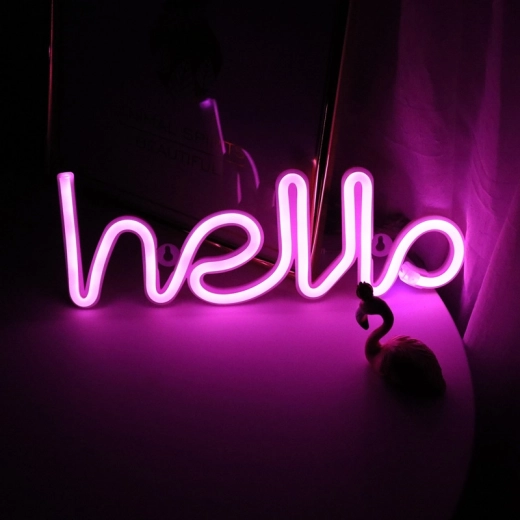Efecto neón con LED de bajo consumo