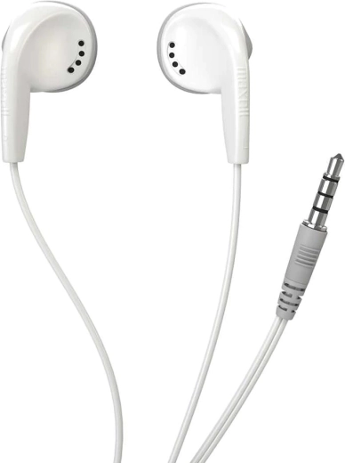 Auriculares intrauditivos Maxell EB-98 con conector jack de 3,5 mm, blancos