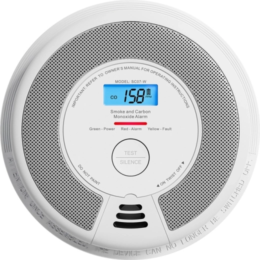 Detector de humo y monóxido de carbono X-Sense SC07-W