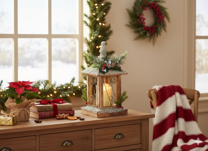 Decoración navideña llena de detalles