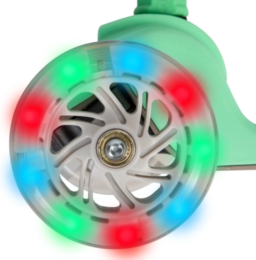 Ruedas LED luminosas para un paseo divertido