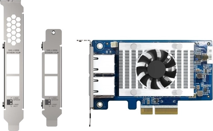 QNAP QXG-10G2T-X710 tarjeta de red PCIe 10GbE de doble puerto con Intel X710