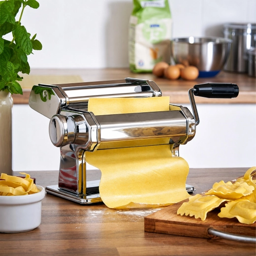 Máquina manual de acero inoxidable para masa y pasta 3 en 1 - 1 pieza