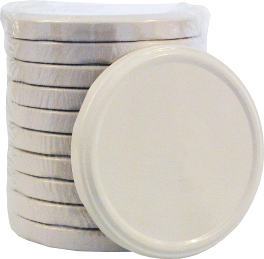 Tapa para tarros de conserva TWIST 89, blanca (10 uds)