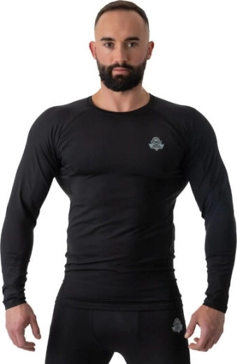 Rashguard de compresión para hombre DBX BUSHIDO RSL de manga larga – negra