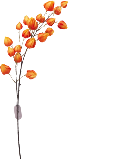 Ramita decorativa sintética color crema 97 cm