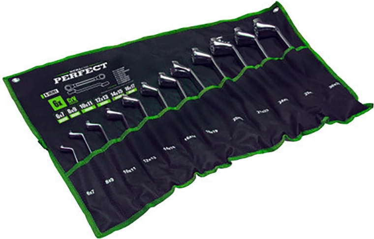 Stalco juego de llaves acodadas 6–32 mm, 12 piezas