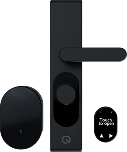 Cerradura inteligente Shelly LOQED Touch 2S negra (cerradura de puerta inteligente)