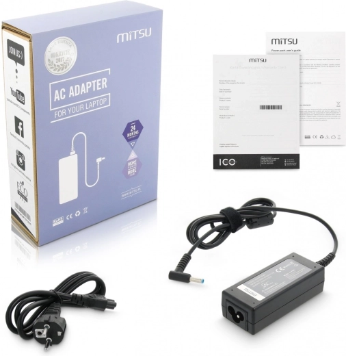 Adaptador de corriente Mitsu para portátiles HP Compaq 45 W