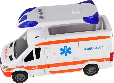 Efectos de luz y sonido como en una ambulancia real