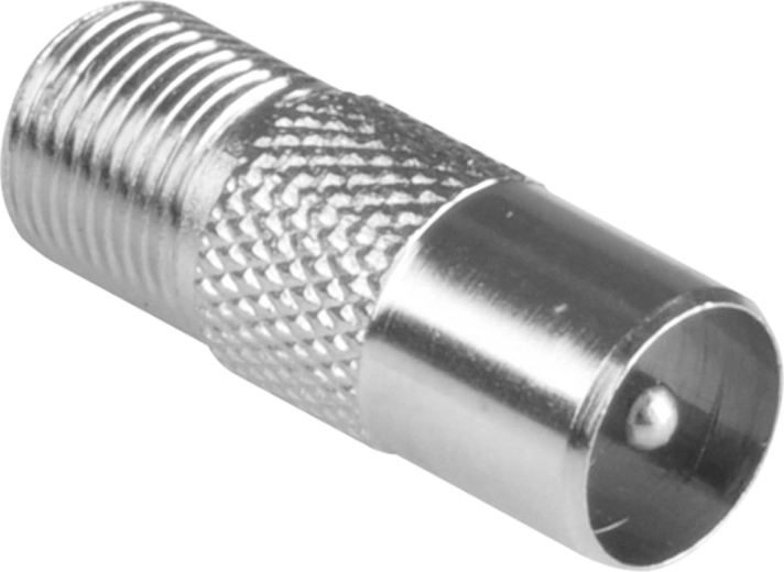 SENCOR adaptador de conector F a conector coaxial de TV macho