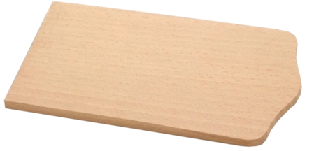 Tabla pequeña para desayuno de madera de haya 21 × 10 cm
