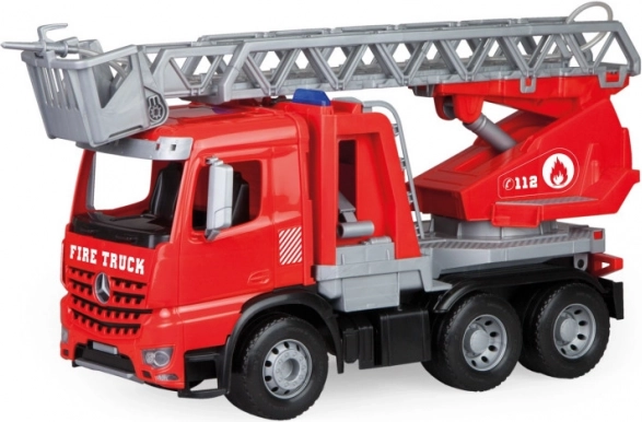 Camión de bomberos Mercedes Arocs con escalera y cañón de agua