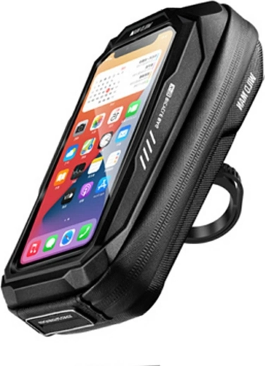 Bolsa para manillar y cuadro de bicicleta Wildman X3 negra
