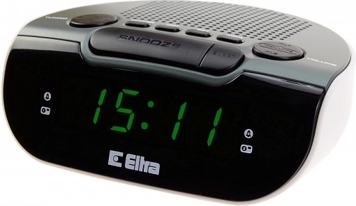 Radio despertador Zebu 06PLL gris/blanco