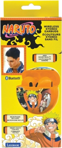 Auriculares inalámbricos Bluetooth intraaurales Lexibook Naruto con micrófono