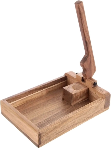 Madera de acacia y metal resistentes