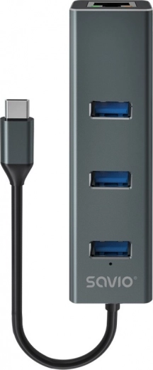 Adaptador USB-C Hub Savio