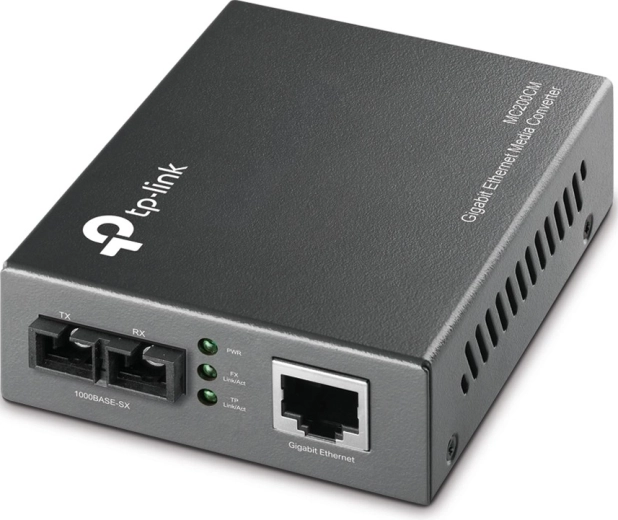 Convertidor de medios MC200CM RJ45 1GbE MultiMode SC