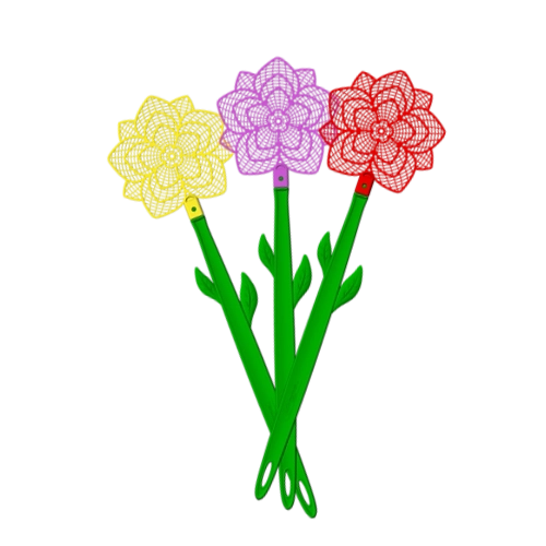 Matamoscas con forma de flor BROS