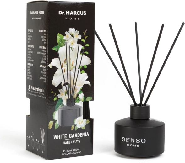 Perfume de hogar Dr. Marcus con varillas 100 ml White Gardenia