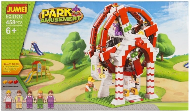 Jumei set de construcción parque de atracciones 458 piezas (47 × 28 cm) - 1 pieza