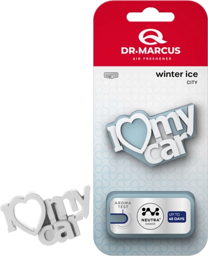 Dr. Marcus City I Love My Car Winter Ice ambientador para coche